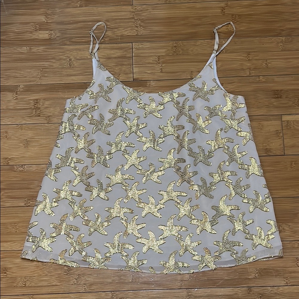 Women’s Lilly Pulitzer star fish tank top size XS